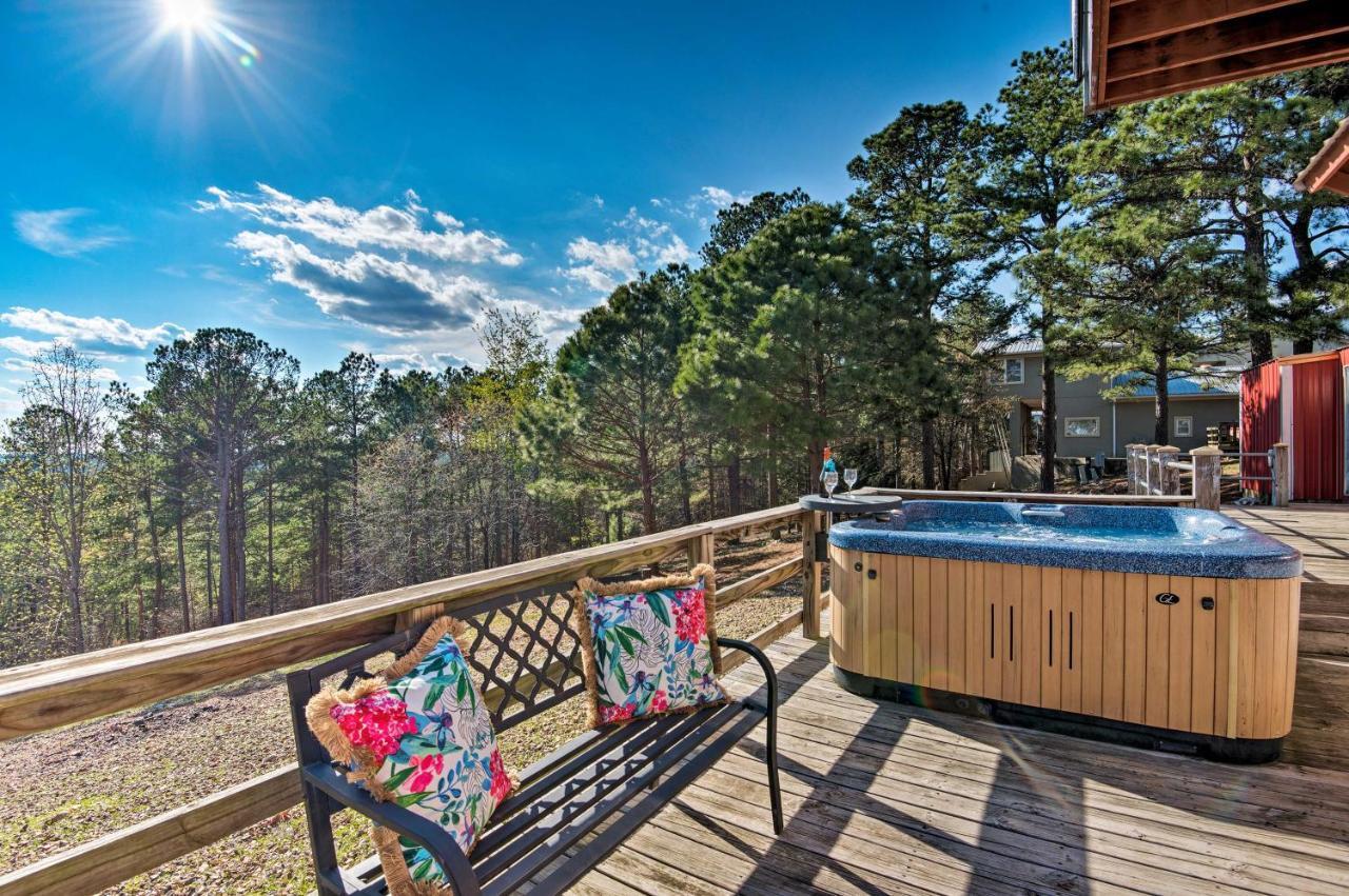 Broken Bow Mountaintop Home With Hot Tub! 외부 사진